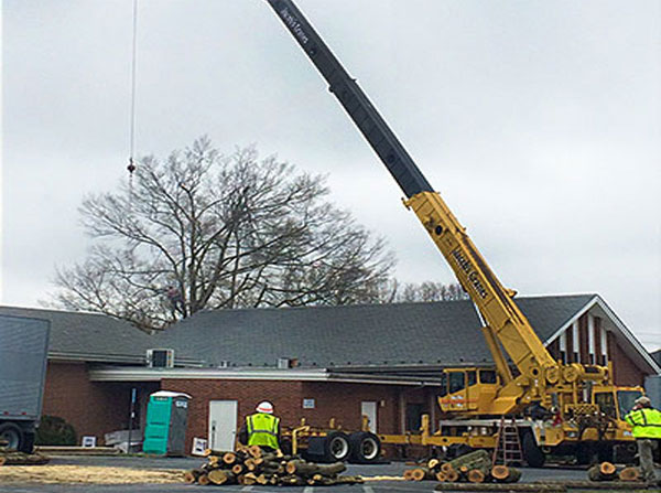 crane rental for non profit business